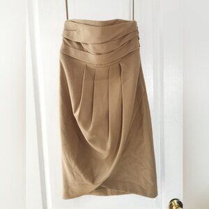 Hoss Intropia Strapless dress Beige size 38 european Medium